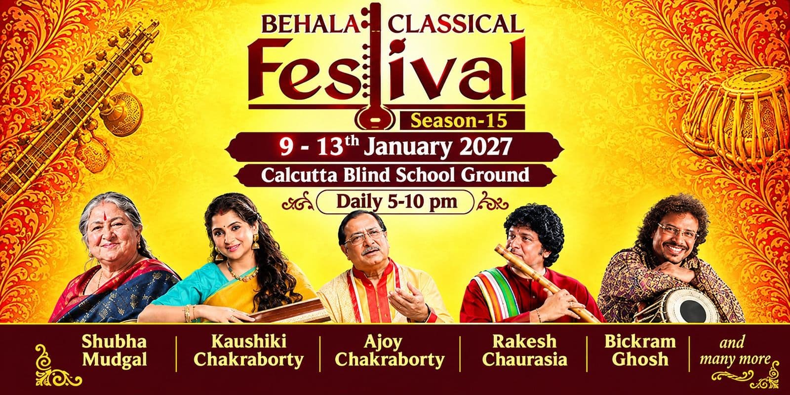 Behala Classical Festival 2027 poster