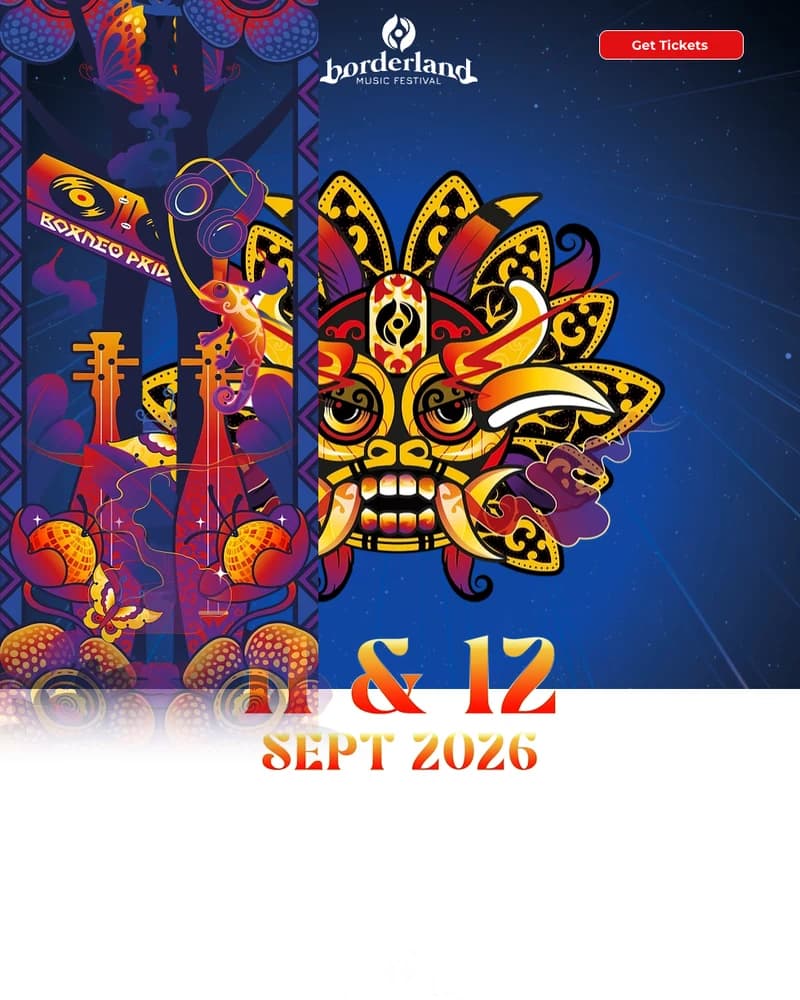 Borderland Music Festival 2026 poster