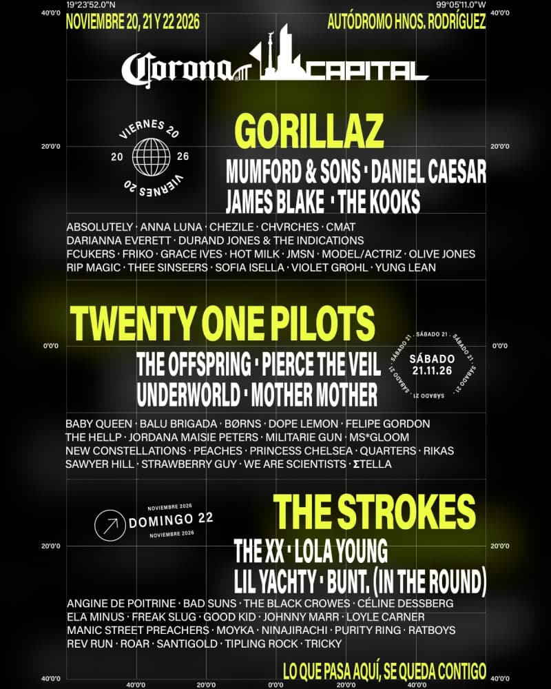 Corona Capital 2026 poster
