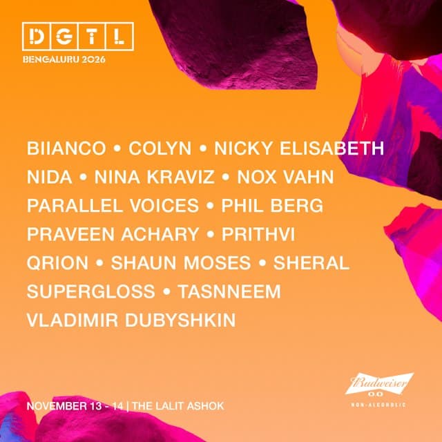 DGTL Bengaluru 2026 poster
