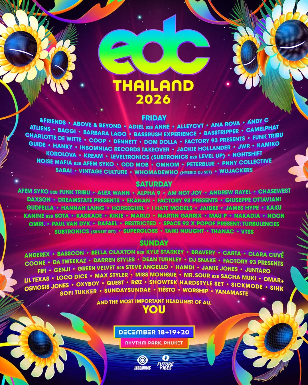 EDC Thailand 2026 poster