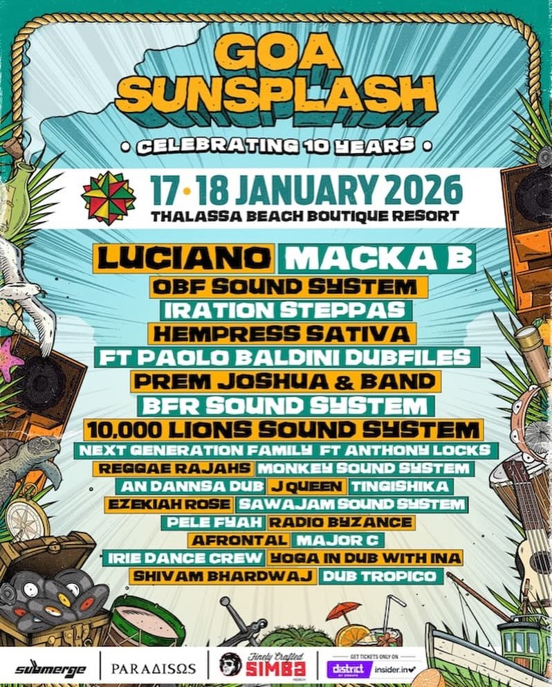 Goa Sunsplash 2026 poster