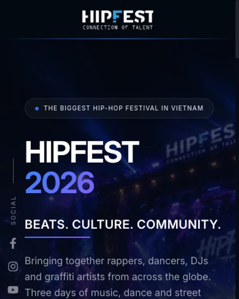 HipFest 2026 poster