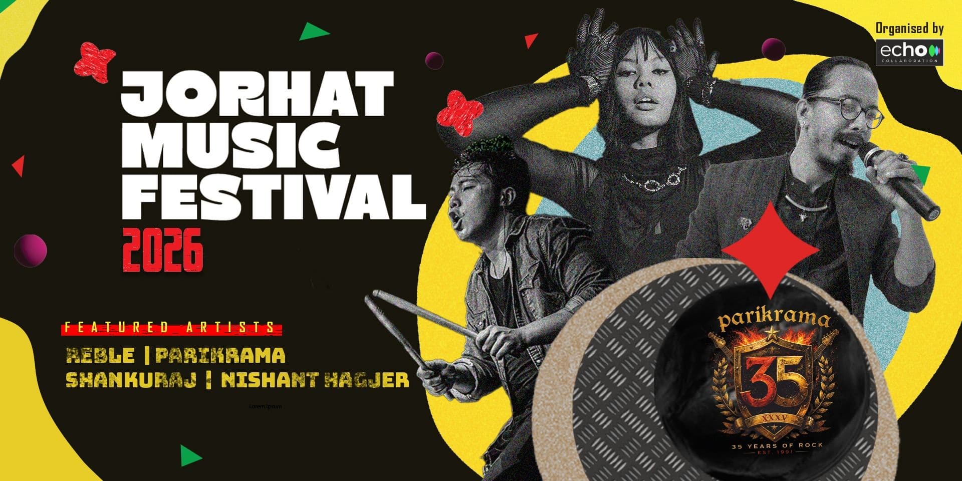 Jorhat Music Festival 2026 poster