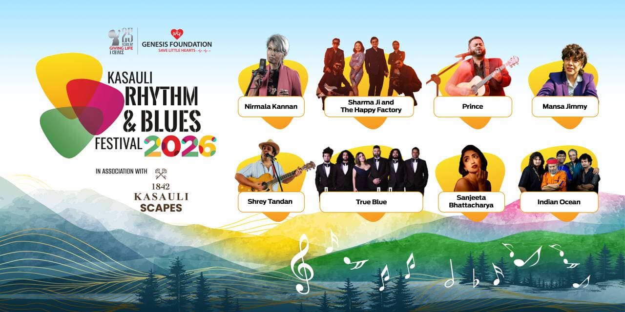 Kasauli Rhythm & Blues Festival 2026 poster