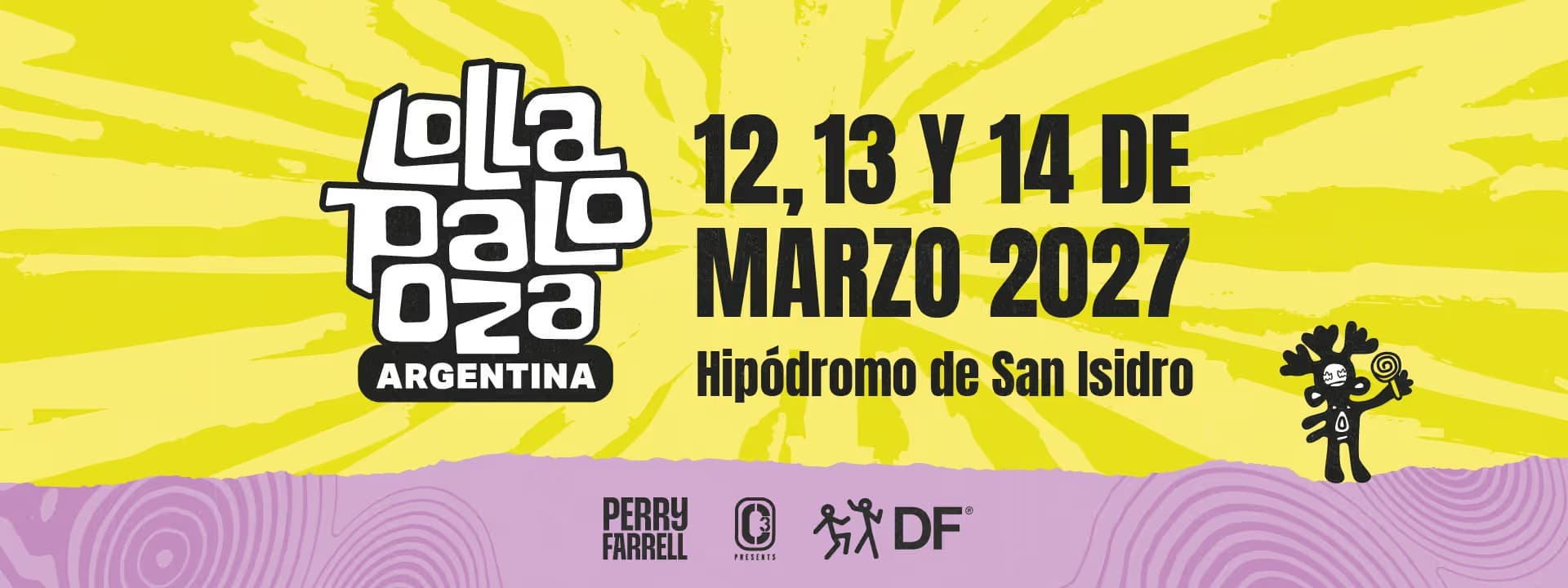 Lollapalooza Argentina 2027 poster