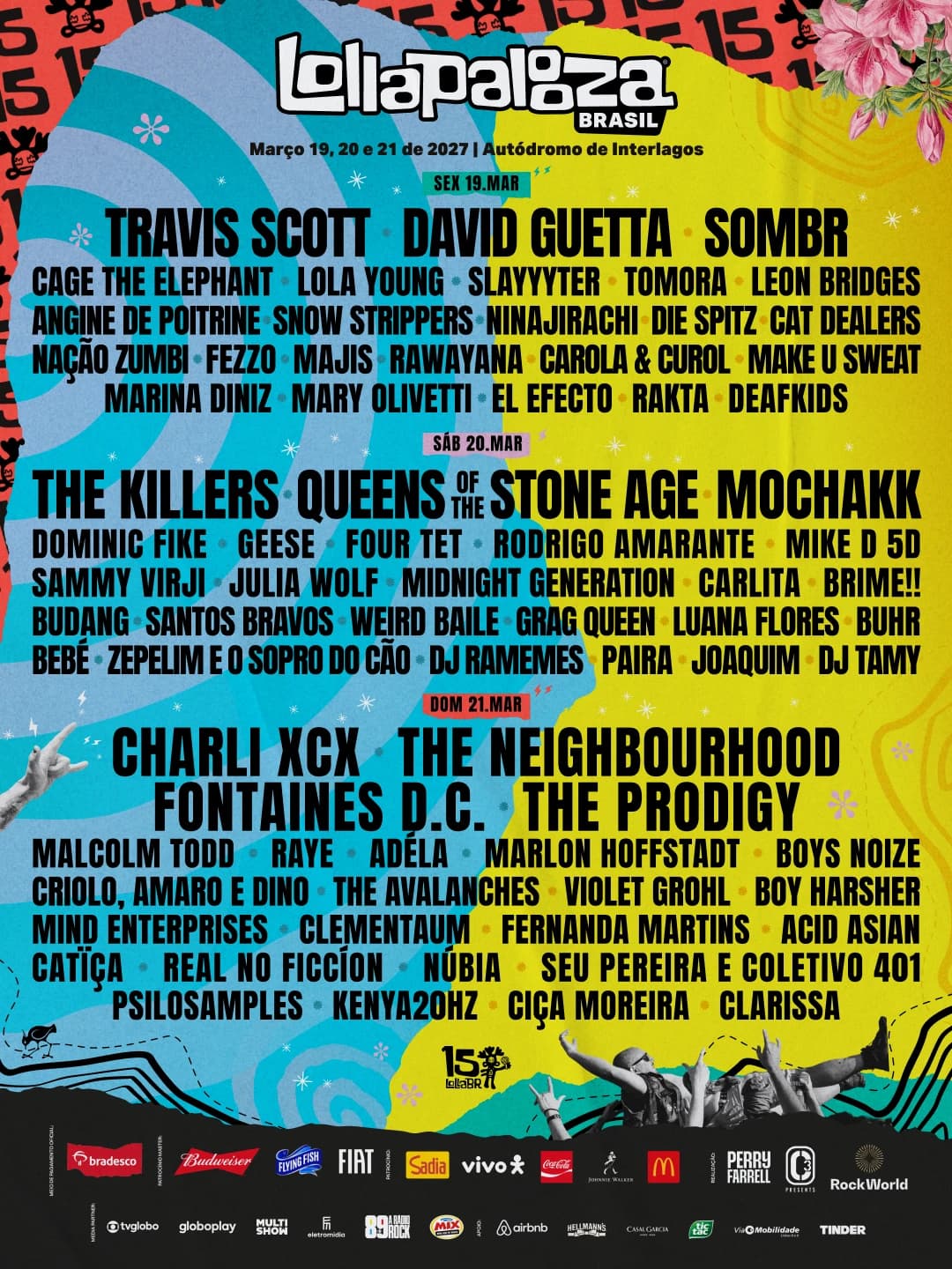 Lollapalooza Brasil 2027 poster