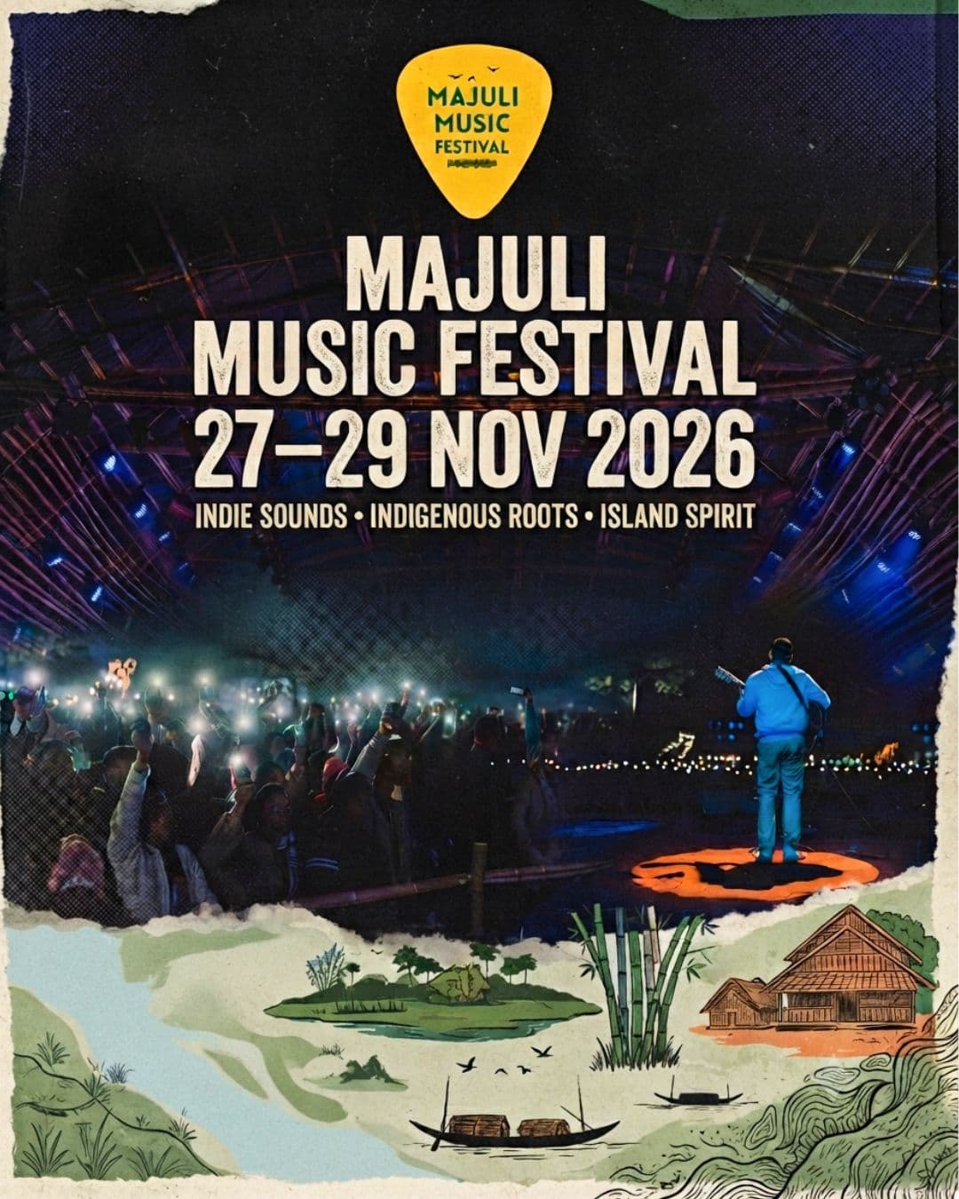 Majuli Music Festival 2026 poster
