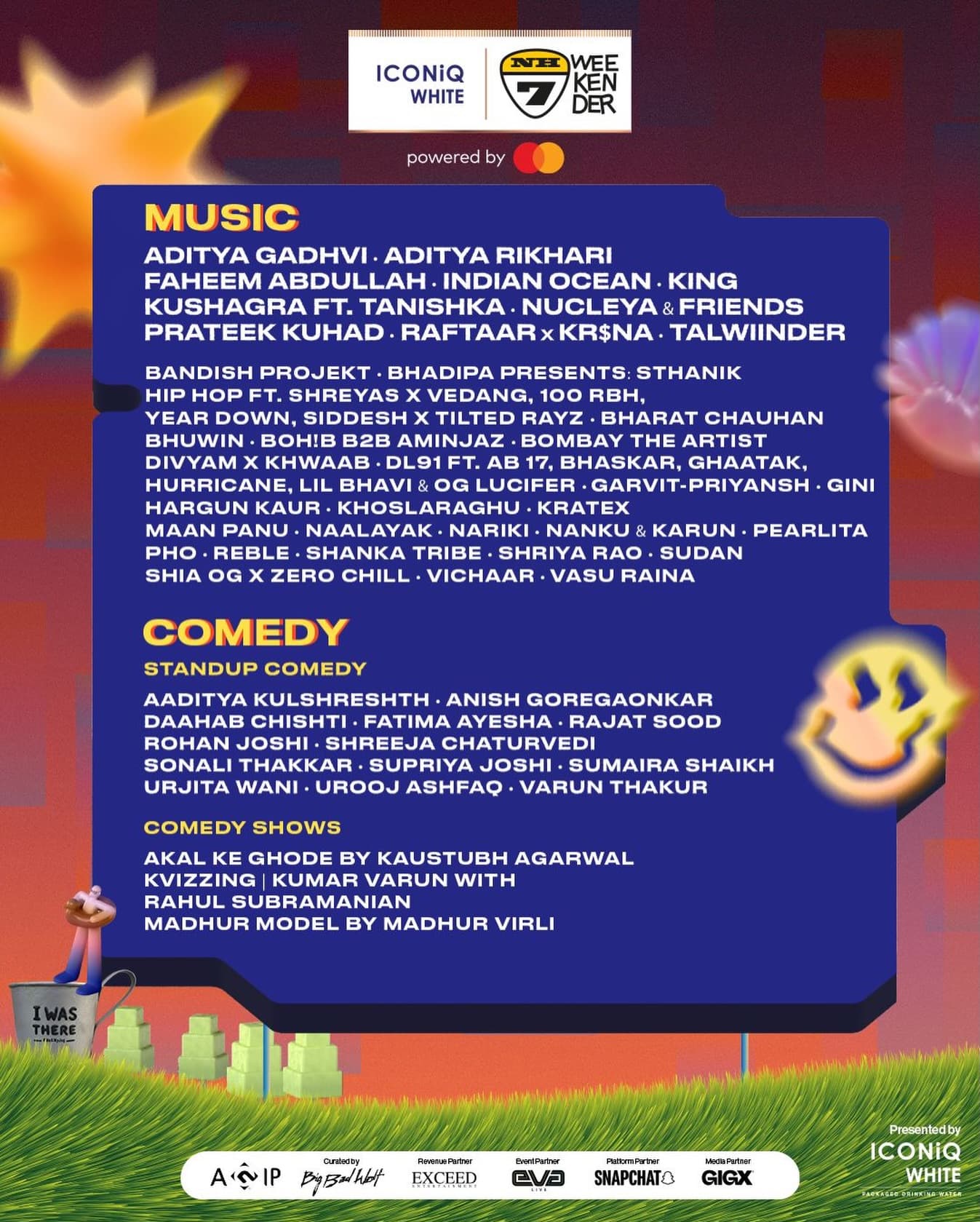 NH7 Weekender 2026 poster
