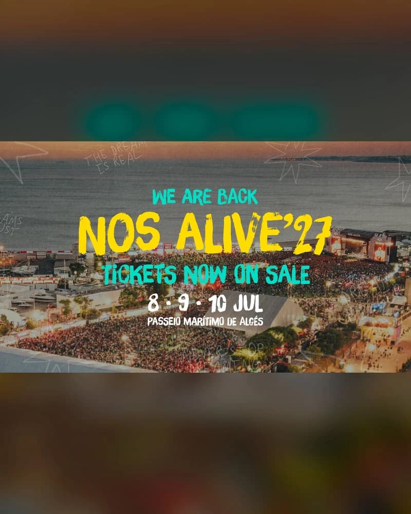 NOS Alive 2027 poster
