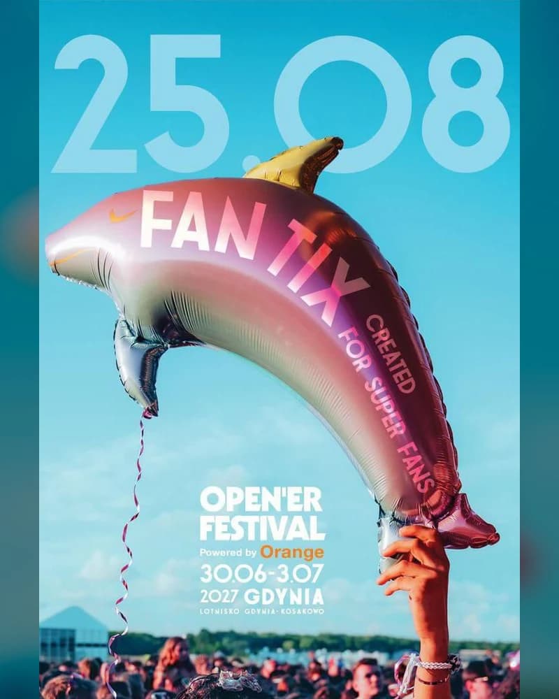 Open'er Festival 2027 poster