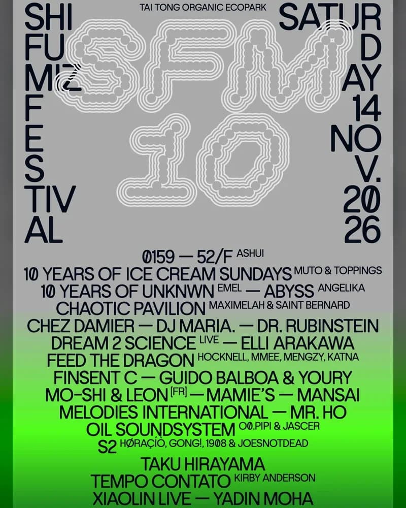 Shi Fu Miz Festival – 10 Year Anniversary 2026 poster