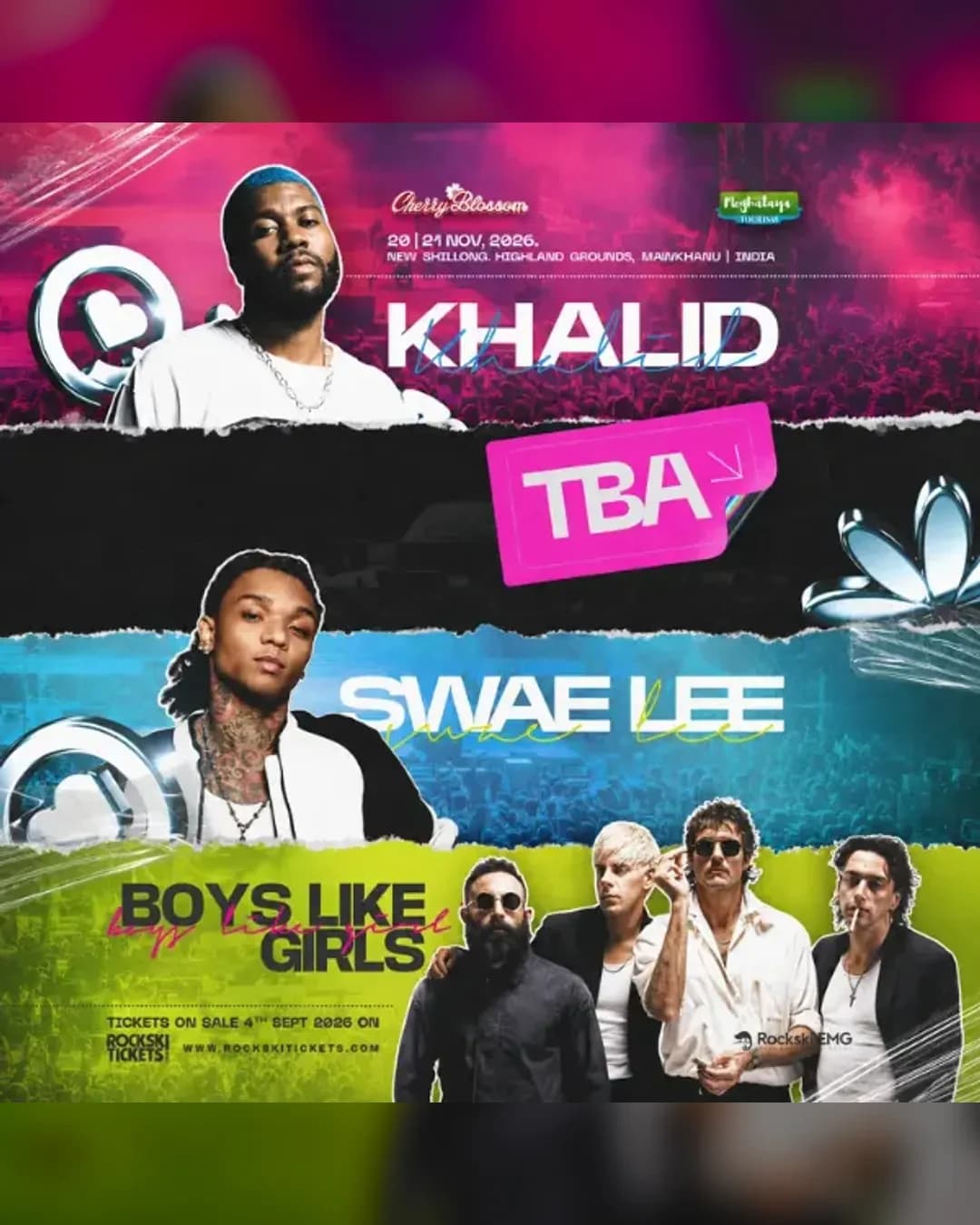 Shillong Cherry Blossom Festival 2026 poster