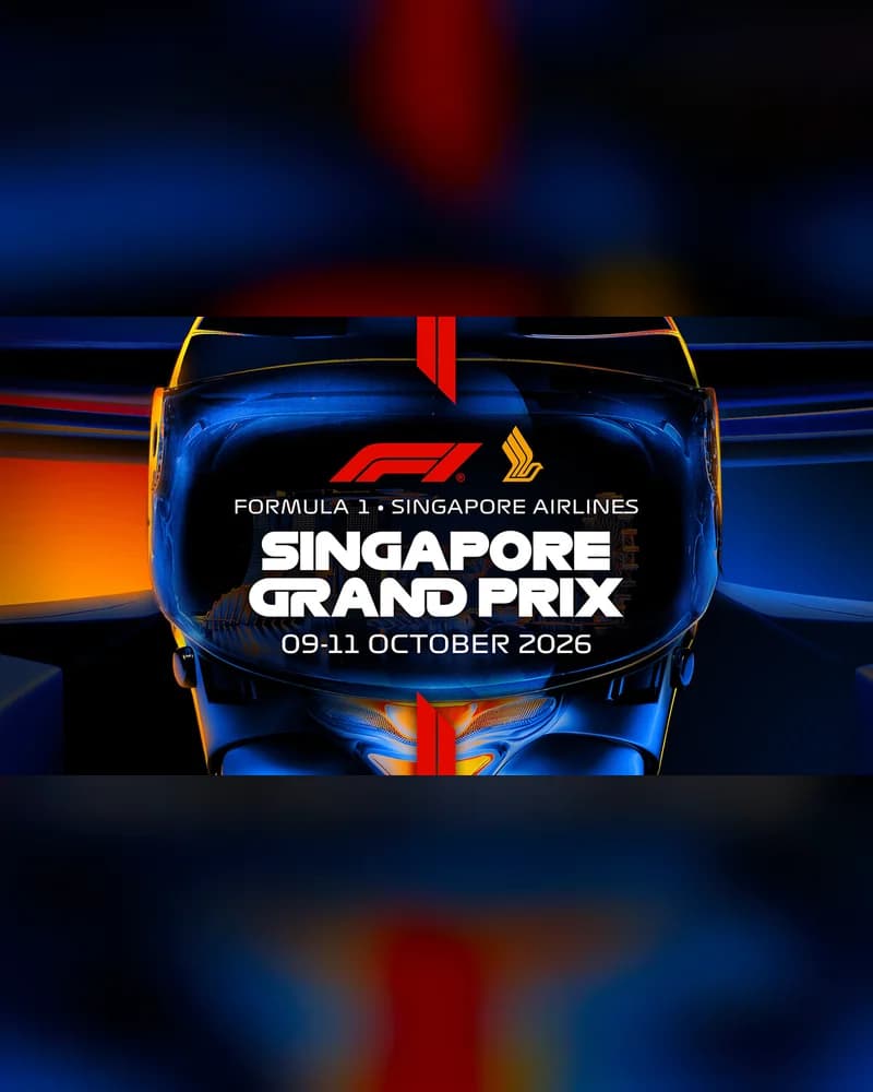 Singapore Grand Prix Entertainment 2026 poster