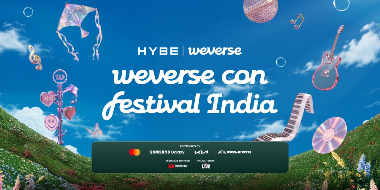 Weverse Con Festival India 2027 poster